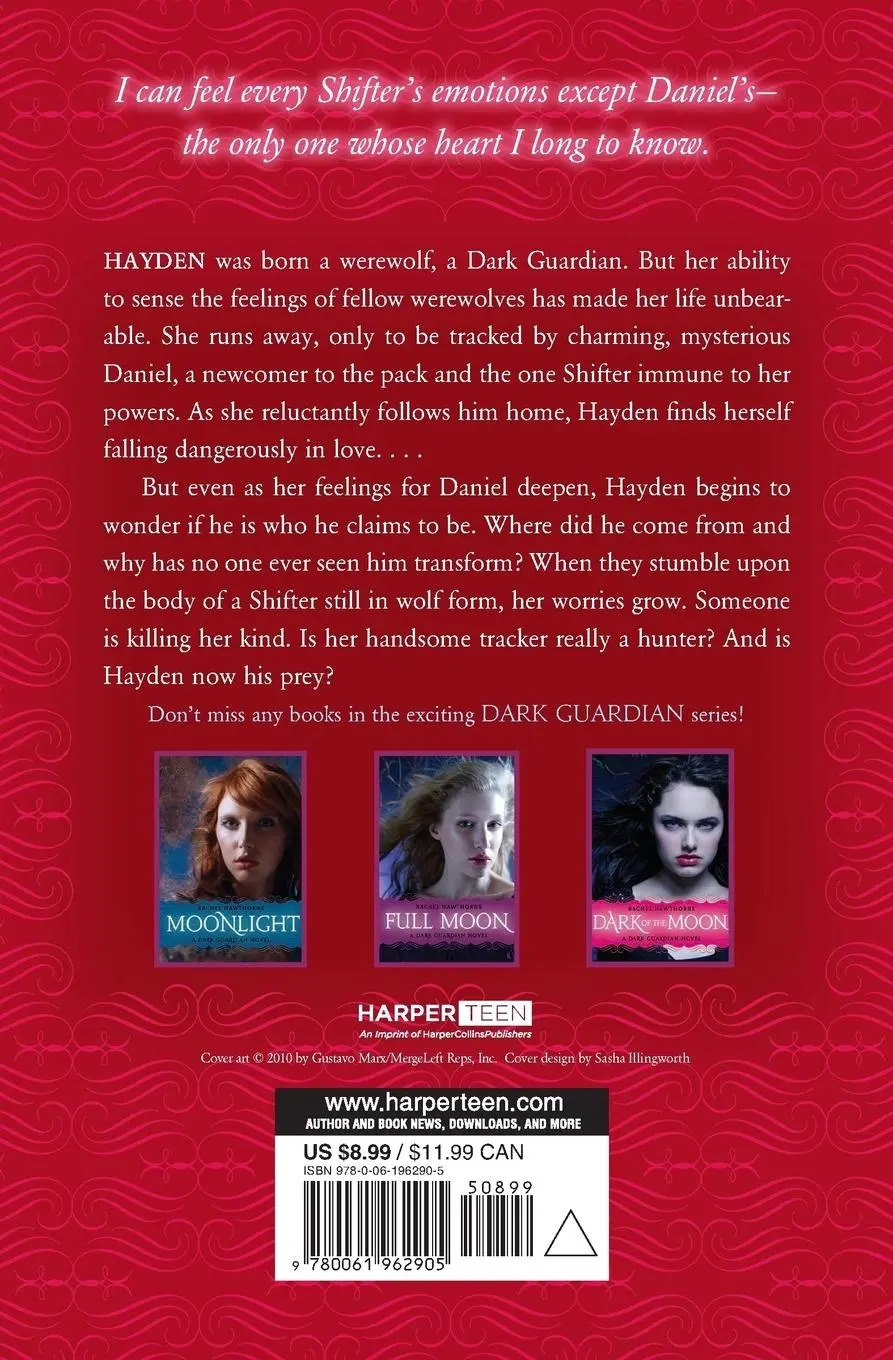 Rückseite: 9780061962905 | Dark Guardian #4 | Shadow of the Moon | Rachel Hawthorne | Taschenbuch