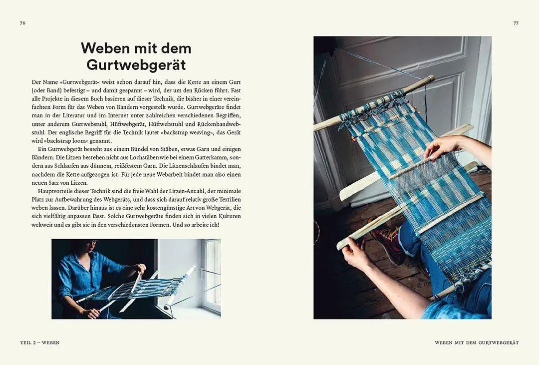 Bild: 9783258602905 | Einfach weben | Projekte ohne Webstuhl und Rahmen | Kerstin Neumüller
