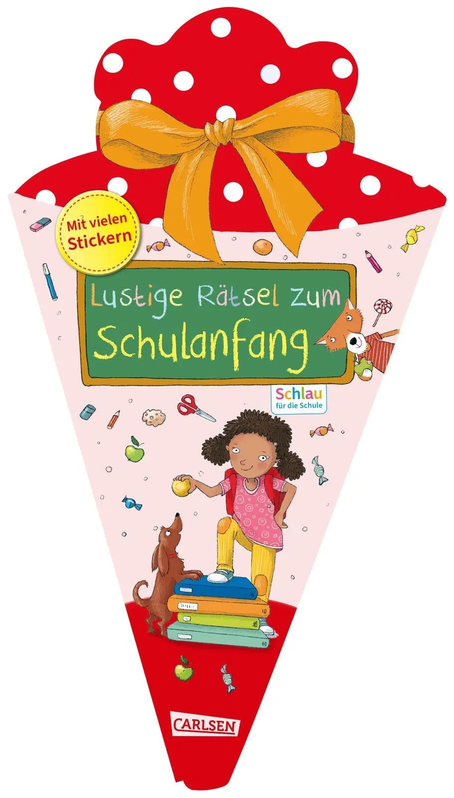 Cover: 9783551192905 | Schlau für die Schule: Lustige Rätsel zum Schulanfang (Schultüte rot)