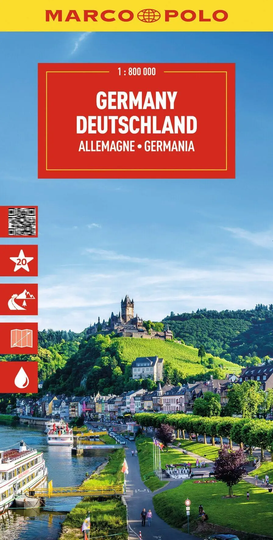 Cover: 9783575022905 | MARCO POLO Reisekarte Deutschland 1:800.000 | (Land-)Karte | Deutsch