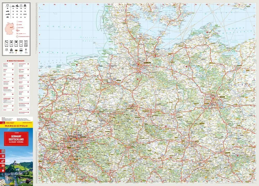 Bild: 9783575022905 | MARCO POLO Reisekarte Deutschland 1:800.000 | (Land-)Karte | Deutsch