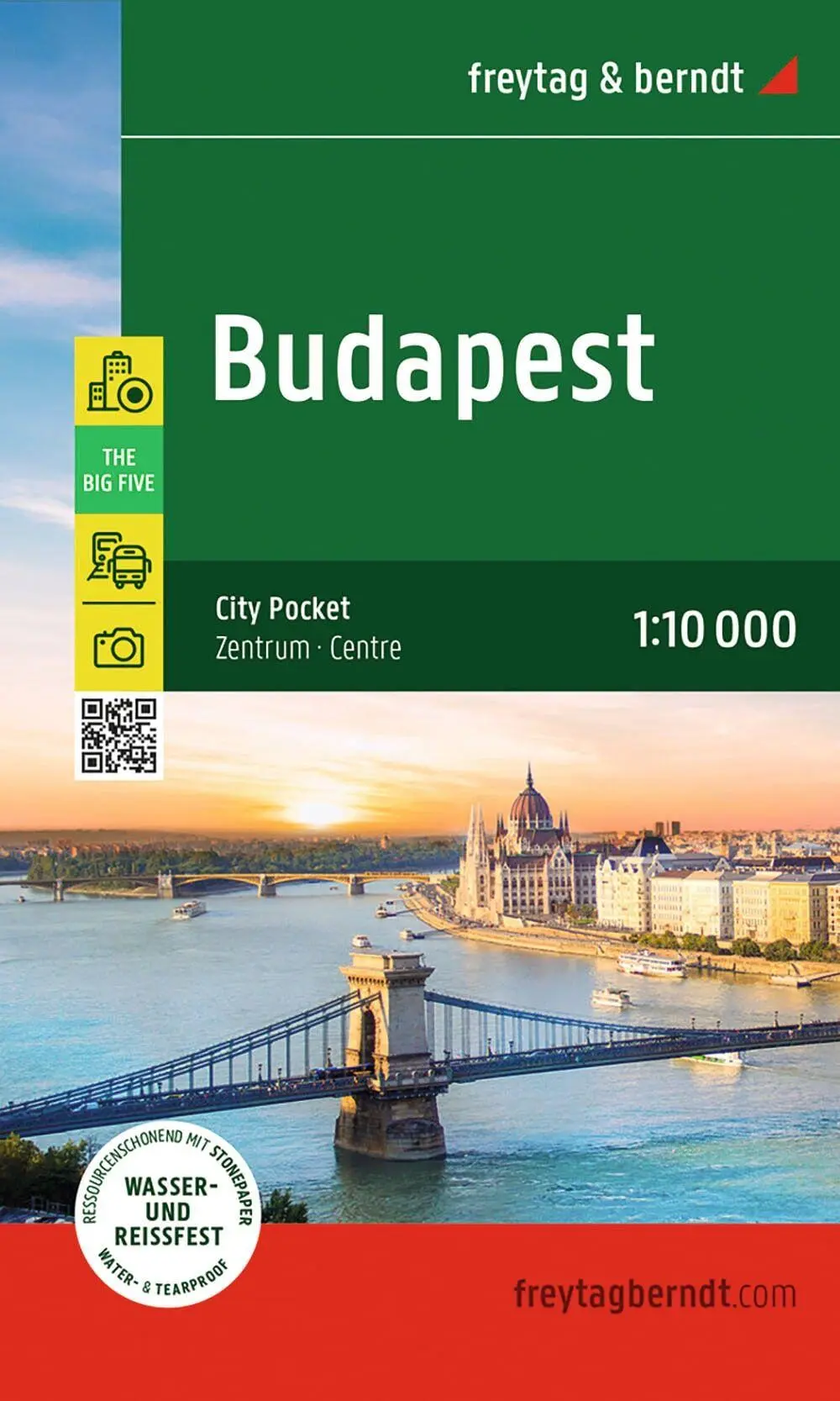 Cover: 9783707922905 | freytag &amp; berndt Innenstadtplan Budapest 1:10.000 | Freytag &amp; Berndt