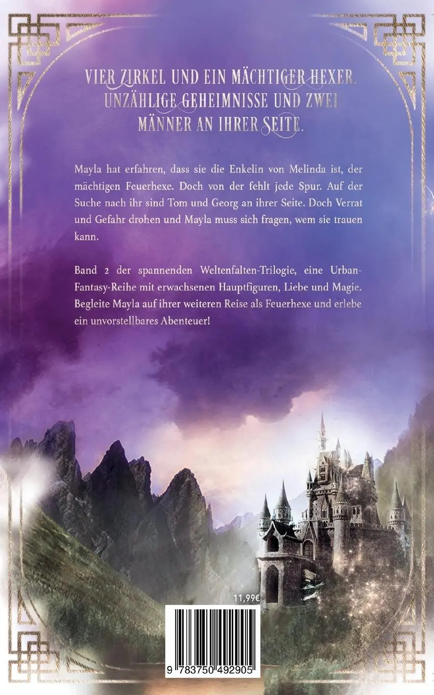 Rückseite: 9783750492905 | Die Weltenfalten - Von Wind getragen | Jenny Völker | Taschenbuch