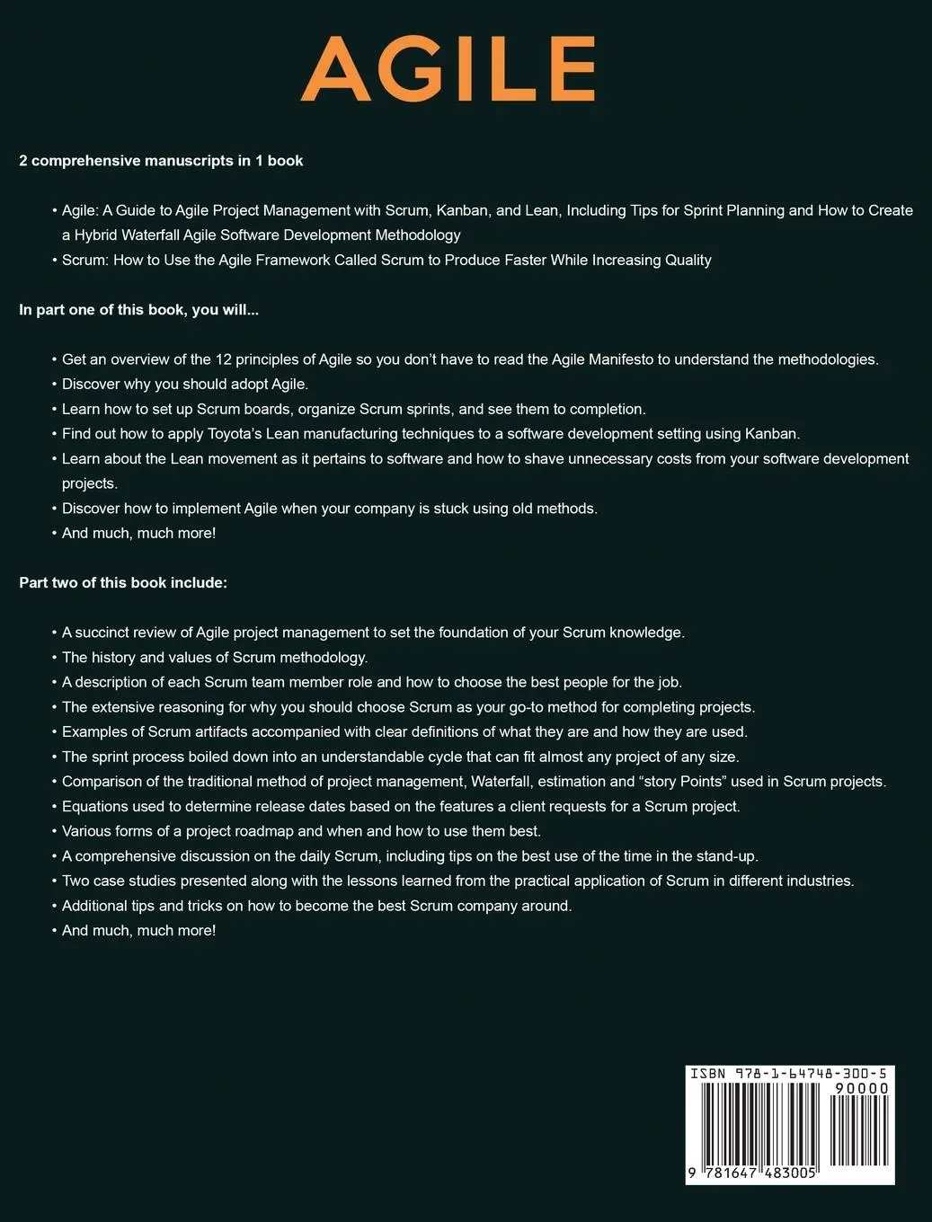 Rückseite: 9781647483005 | Agile | James Edge | Buch | Englisch | 2020 | Bravex Publications