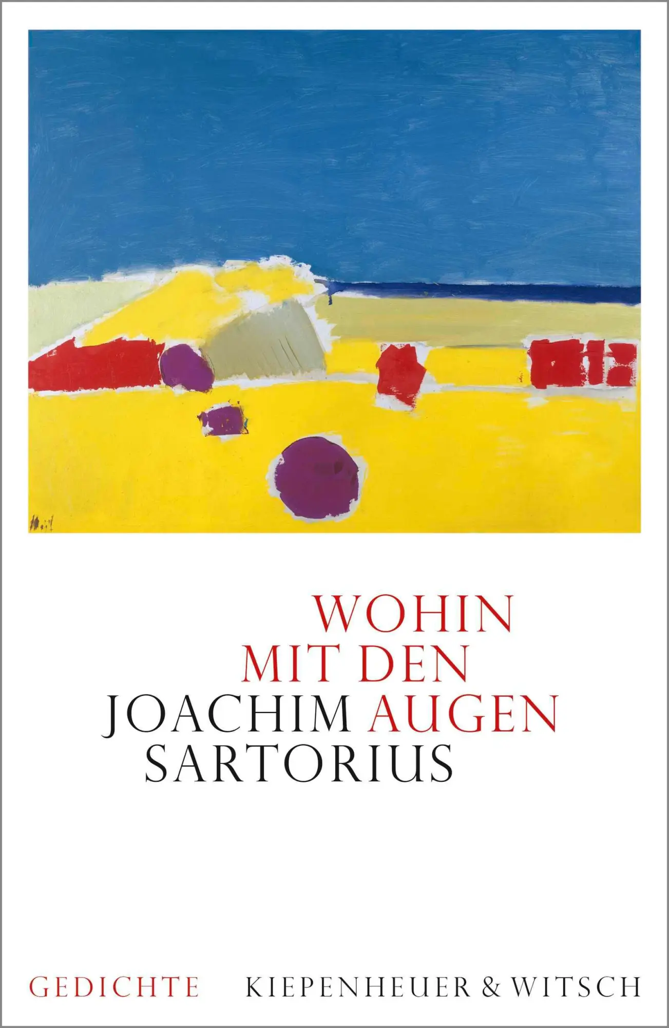 Cover: 9783462053005 | Wohin mit den Augen | Gedichte | Joachim Sartorius | Buch | 78 S.