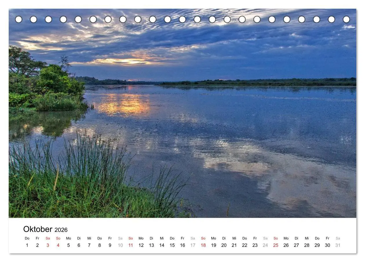 Bild: 9783516053005 | Uganda - die Perle Afrikas (Tischkalender 2026 DIN A5 quer),...
