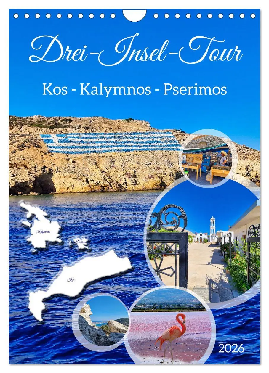 Cover: 9783516293005 | Drei-Insel-Tour (Wandkalender 2026 DIN A4 hoch), CALVENDO...