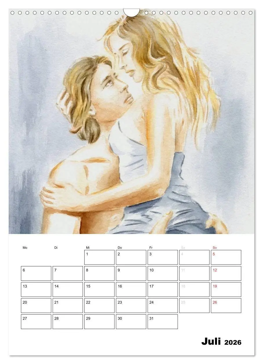 Bild: 9783516433005 | Akt und Dessous - Handgemalte Kunst (Wandkalender 2026 DIN A3...