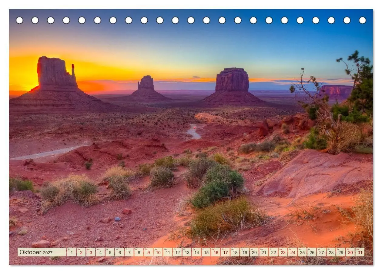 Bild: 9783516813005 | Unterwegs in ARIZONA (Tischkalender 2027 DIN A5 quer), CALVENDO...