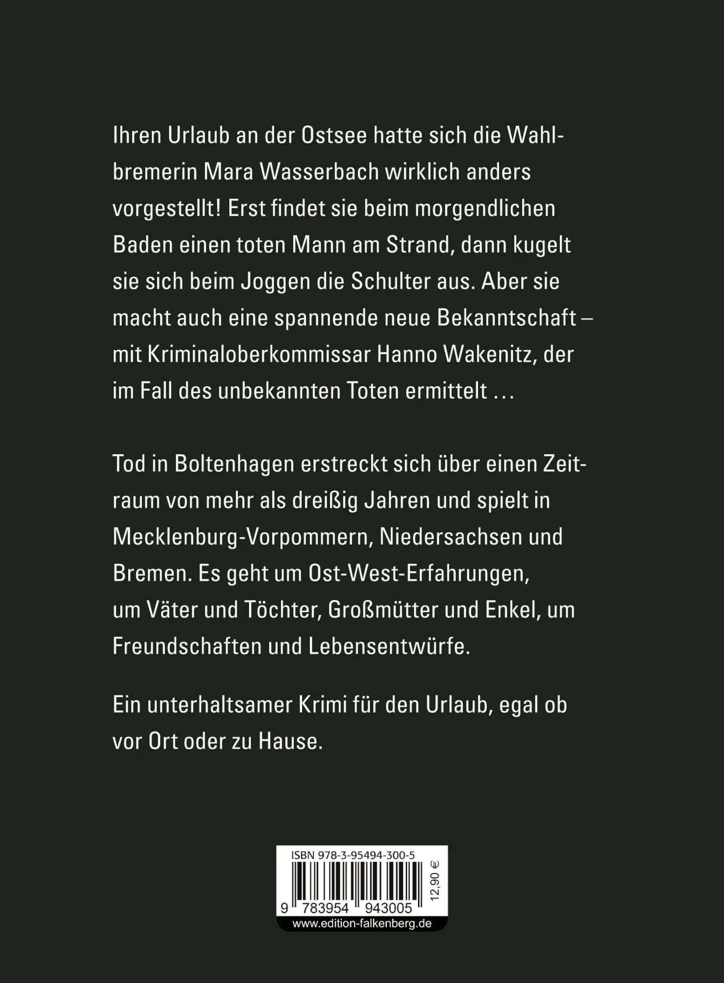 Rückseite: 9783954943005 | Tod in Boltenhagen | Ein Ostsee-Krimi | Katja Köhne | Taschenbuch
