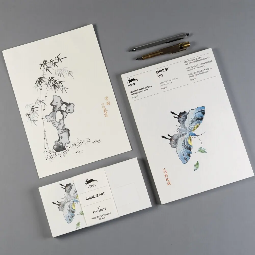 Bild: 9789460093005 | Chinese Art, Briefpapier | Writing Paper &amp; Note Pad A4 | Roojen | 2018