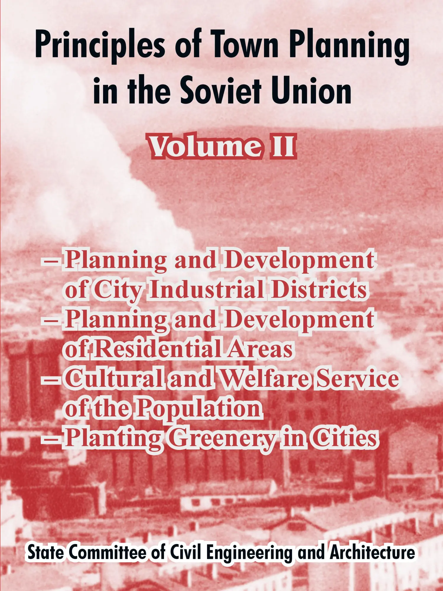 Cover: 9781410213105 | Principles of Town Planning in the Soviet Union | Volume II | USSR