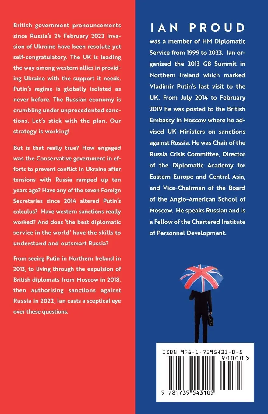 Rückseite: 9781739543105 | A Misfit In Moscow | How British diplomacy in Russia failed, 2014-2019