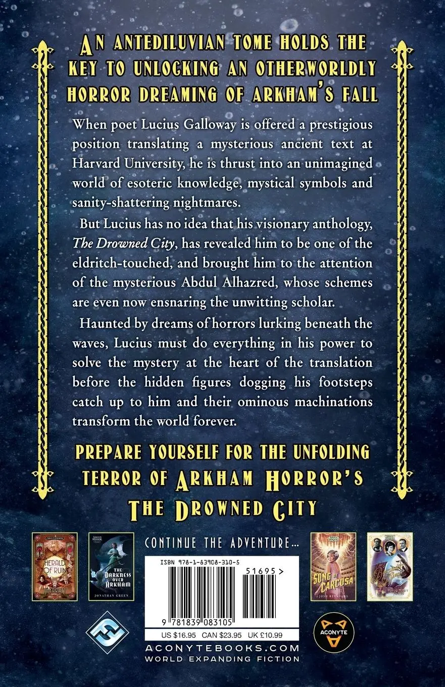 Rückseite: 9781839083105 | The Forbidden Visions of Lucius Galloway | An Arkham Horror Novel