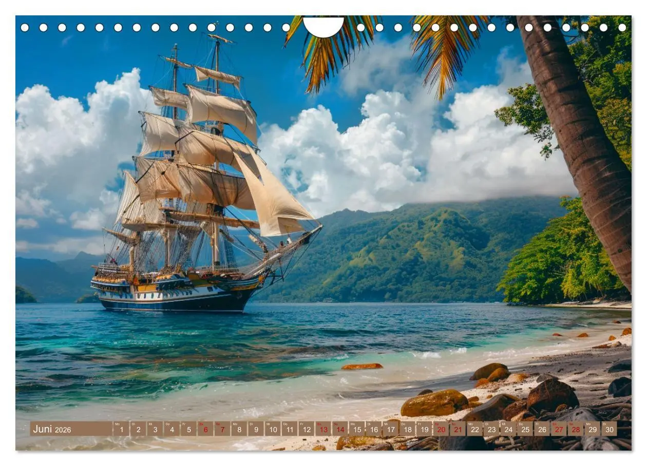 Bild: 9783457333105 | Mit den Träumen segeln (Wandkalender 2026 DIN A4 quer), CALVENDO...