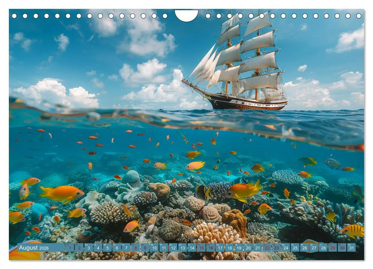 Bild: 9783457333105 | Mit den Träumen segeln (Wandkalender 2026 DIN A4 quer), CALVENDO...