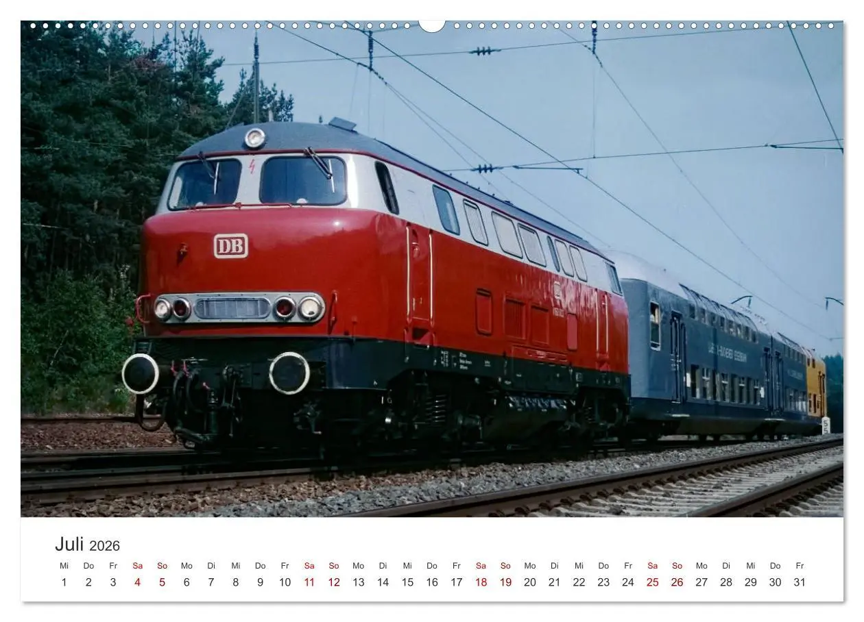 Bild: 9783457713105 | Deutsche Diesellokomotiven (hochwertiger Premium Wandkalender 2026...