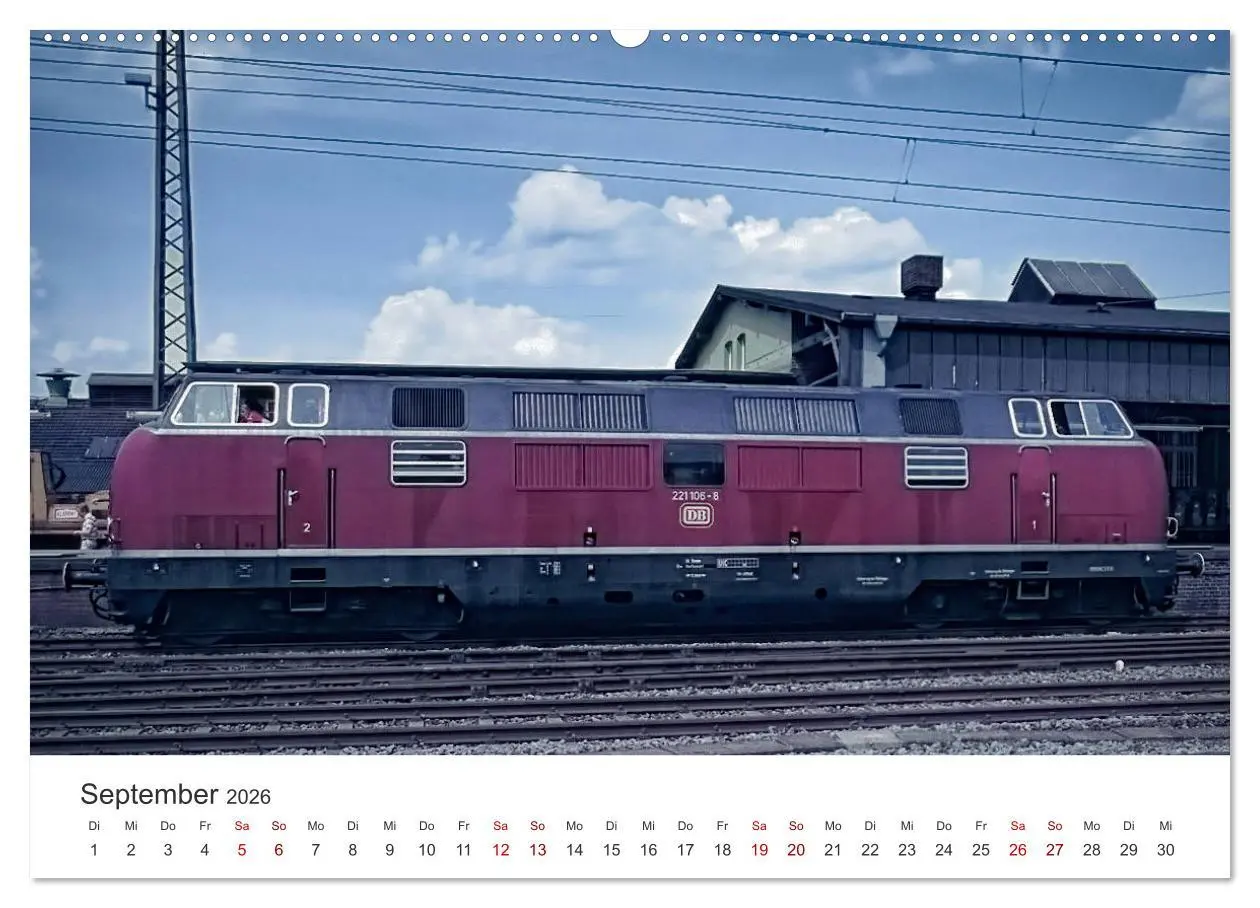 Bild: 9783457713105 | Deutsche Diesellokomotiven (hochwertiger Premium Wandkalender 2026...