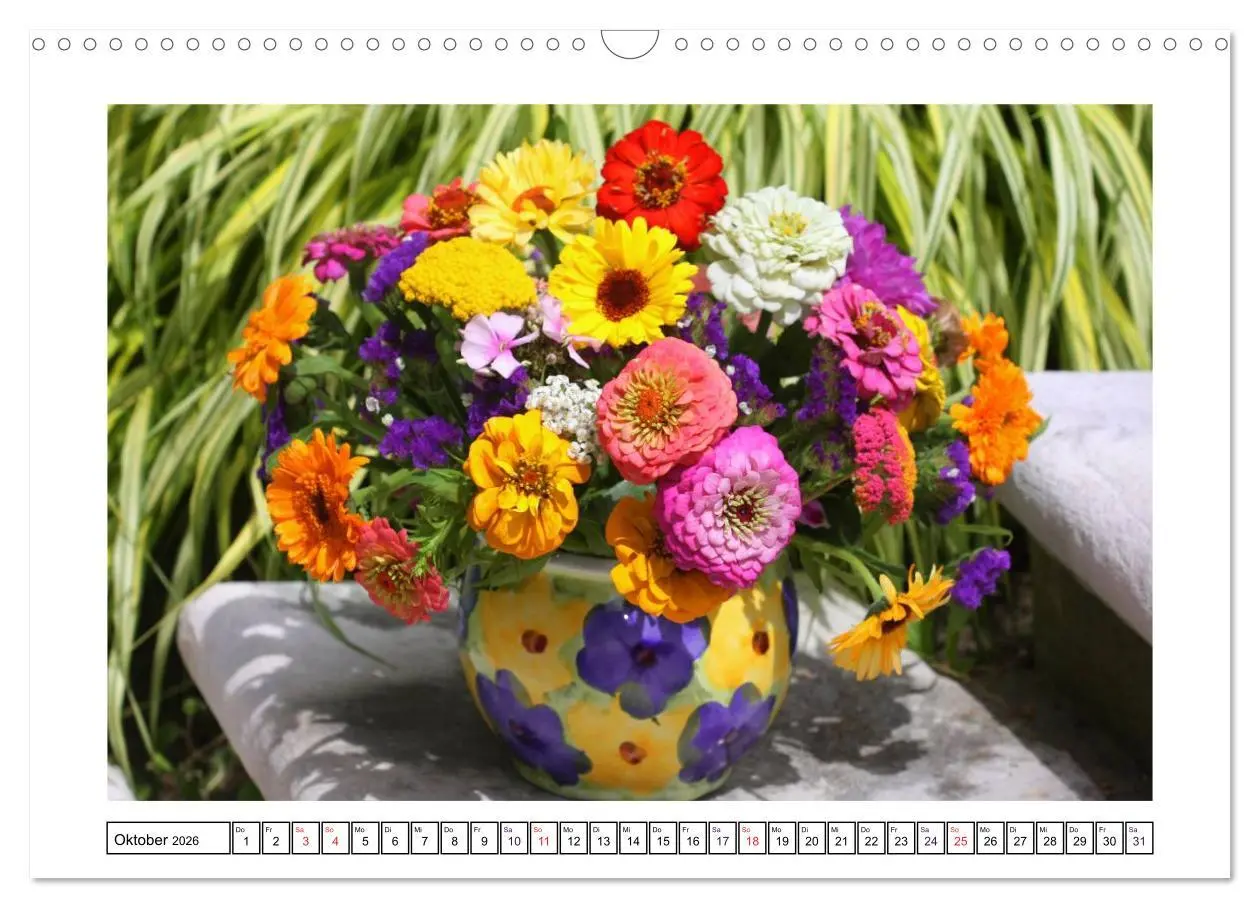 Bild: 9783457953105 | Traumhafte Sträuße (Wandkalender 2026 DIN A3 quer), CALVENDO...