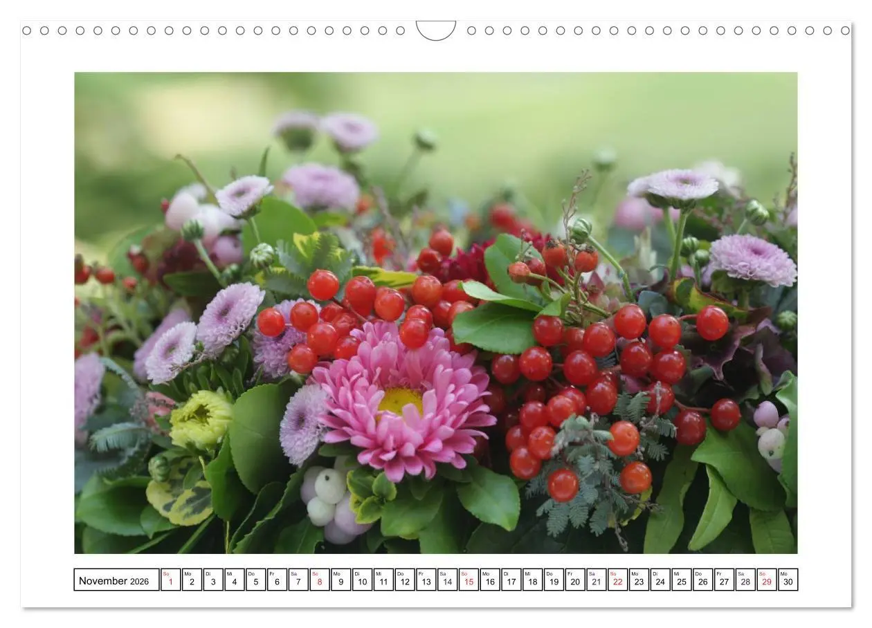 Bild: 9783457953105 | Traumhafte Sträuße (Wandkalender 2026 DIN A3 quer), CALVENDO...