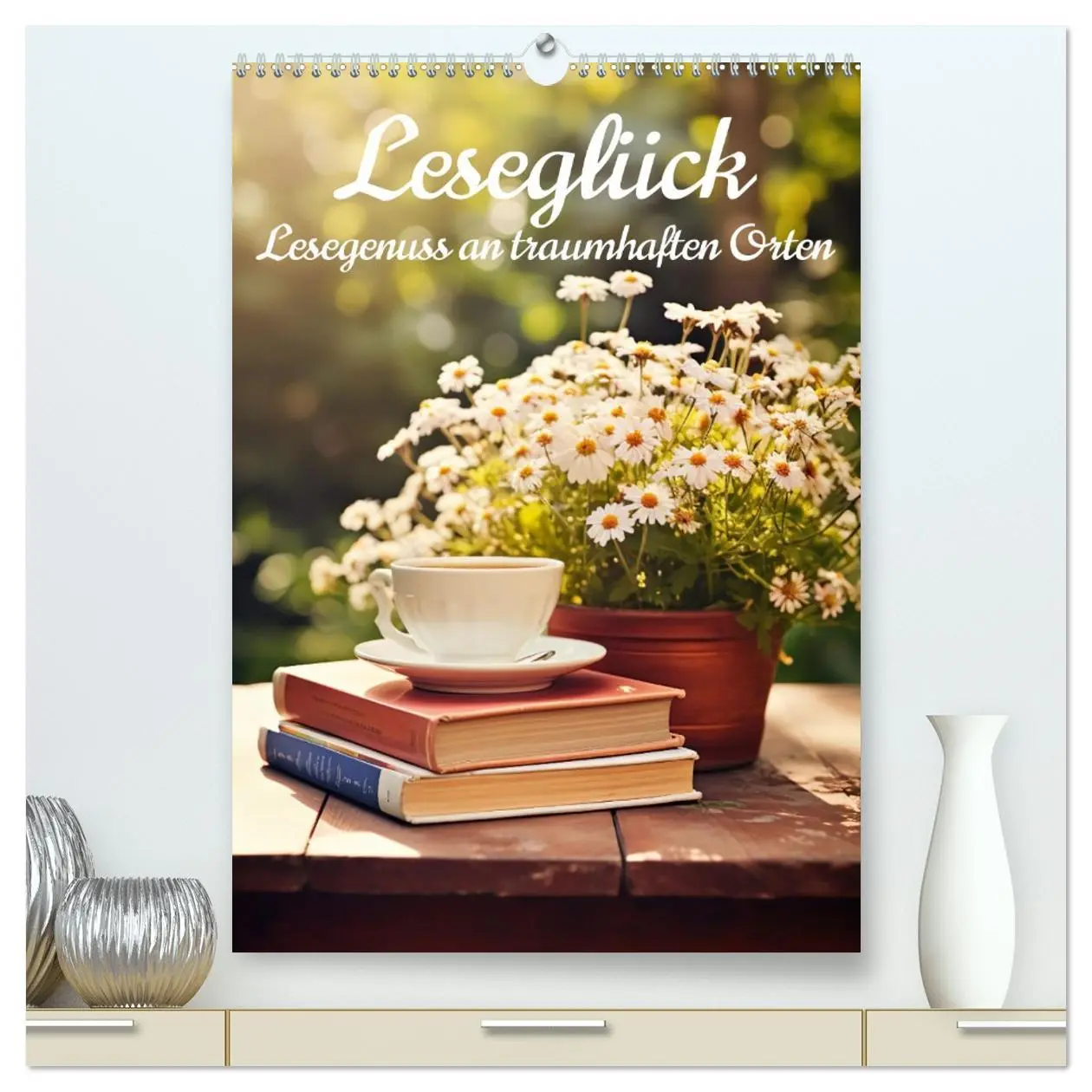 Cover: 9783516283105 | Leseglück (hochwertiger Premium Wandkalender 2026 DIN A2 hoch),...