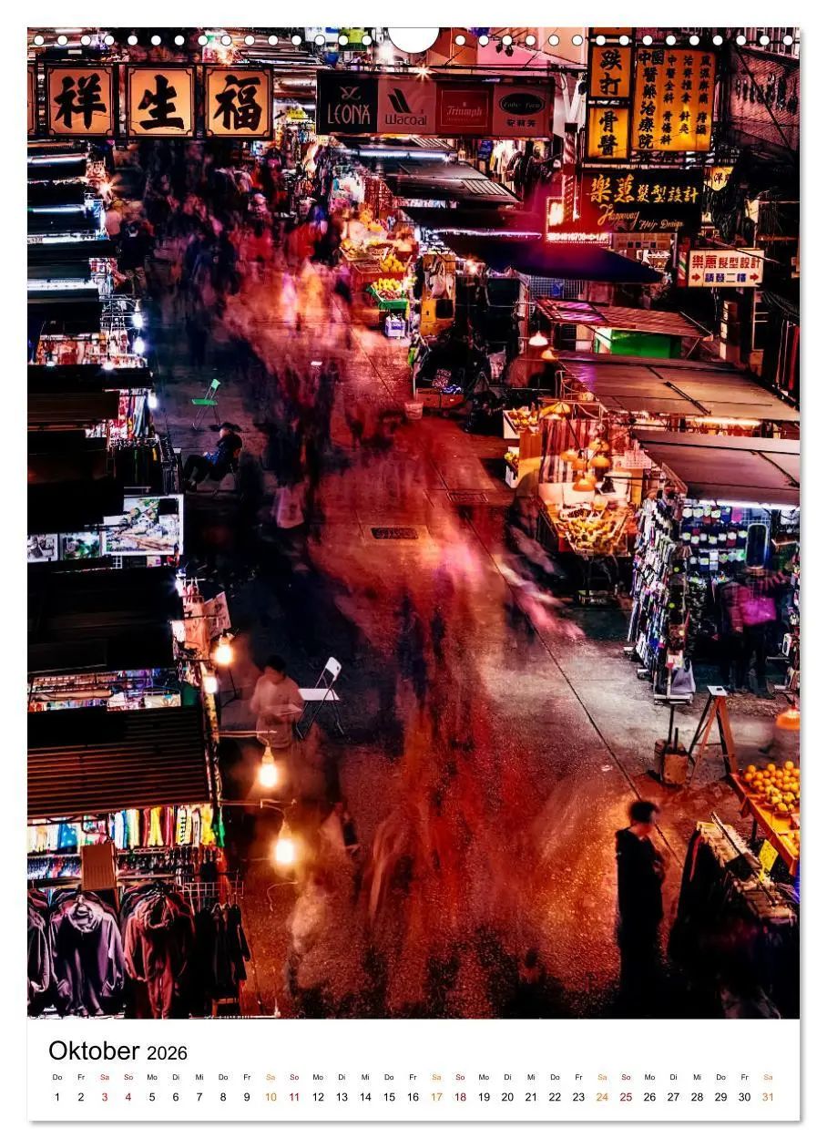 Bild: 9783516353105 | Hongkong Street live (Wandkalender 2026 DIN A3 hoch), CALVENDO...