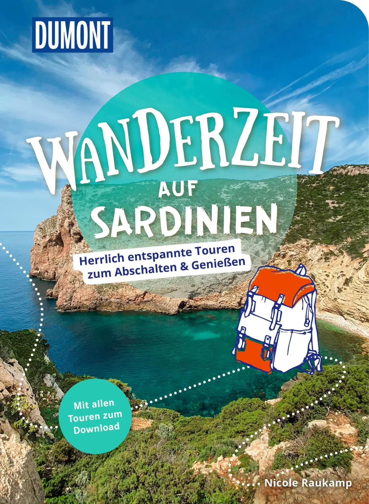 Cover: 9783616033105 | DUMONT Wanderzeit auf Sardinien | Nicole Raukamp | Taschenbuch | 2025