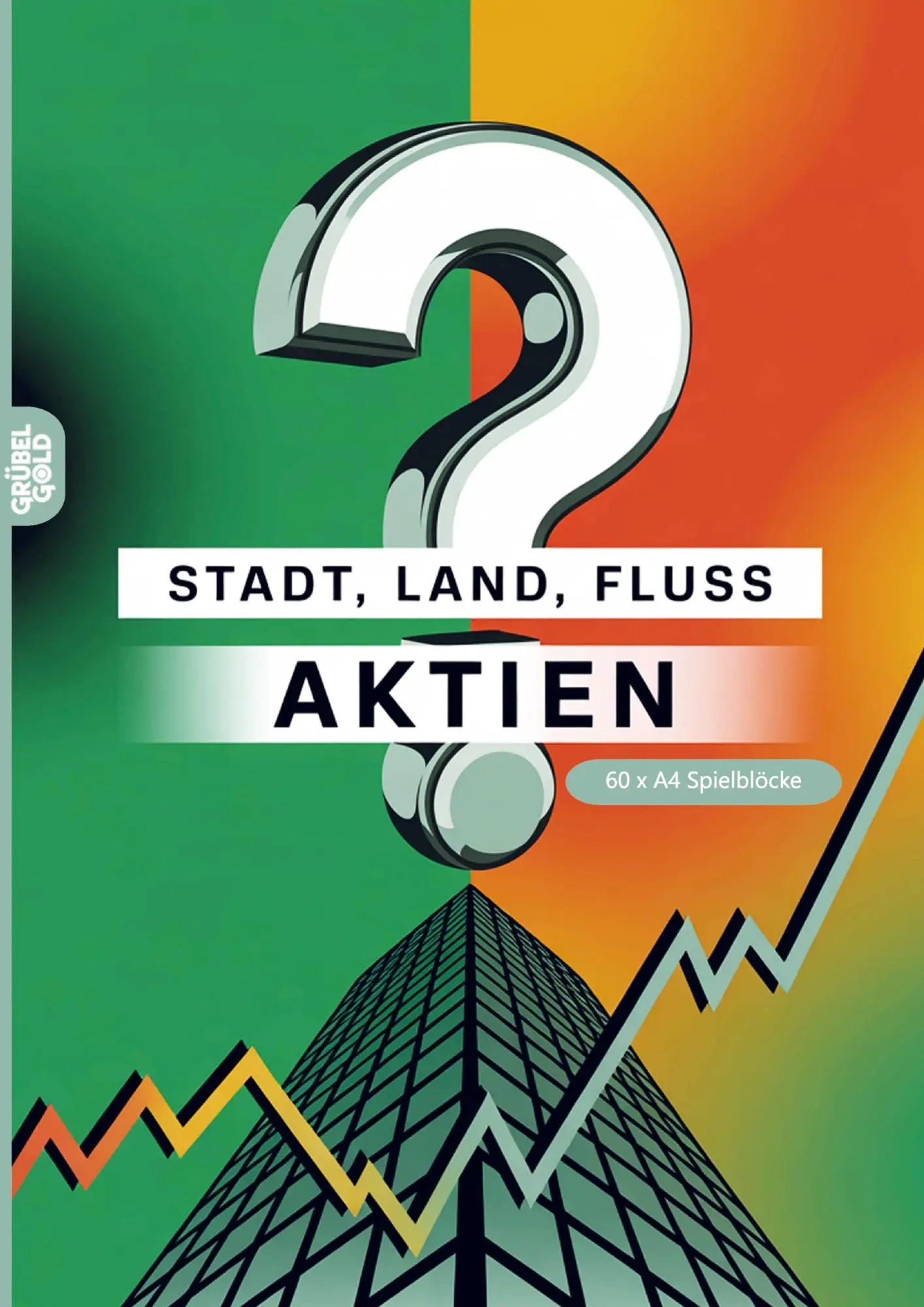 Cover: 9783693193105 | Stadt, Land, Fluss, Aktien | Grübelgold Rätselhefte | Taschenbuch