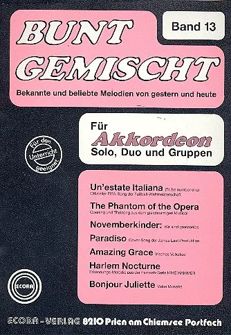 Cover: 9990050673105 | Bunt Gemischt 13 | Buch | Ecora Verlag | EAN 9990050673105