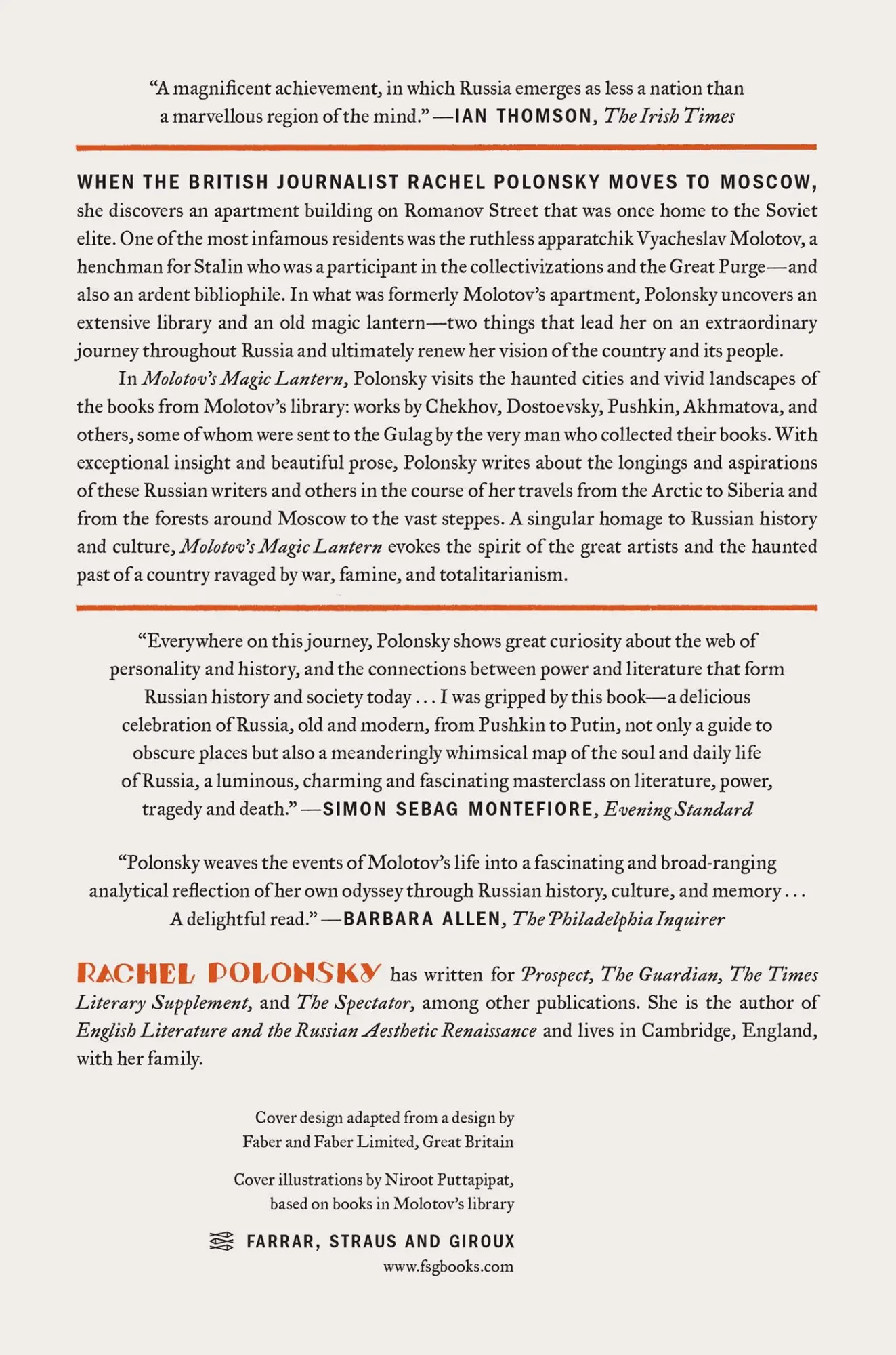 Rückseite: 9780374533205 | Molotov's Magic Lantern | Rachel Polonsky | Taschenbuch | Englisch