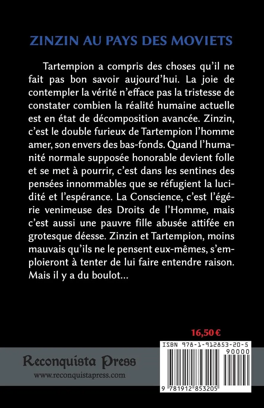 Rückseite: 9781912853205 | Zinzin au pays des Moviets | Tartempion | Taschenbuch | Französisch