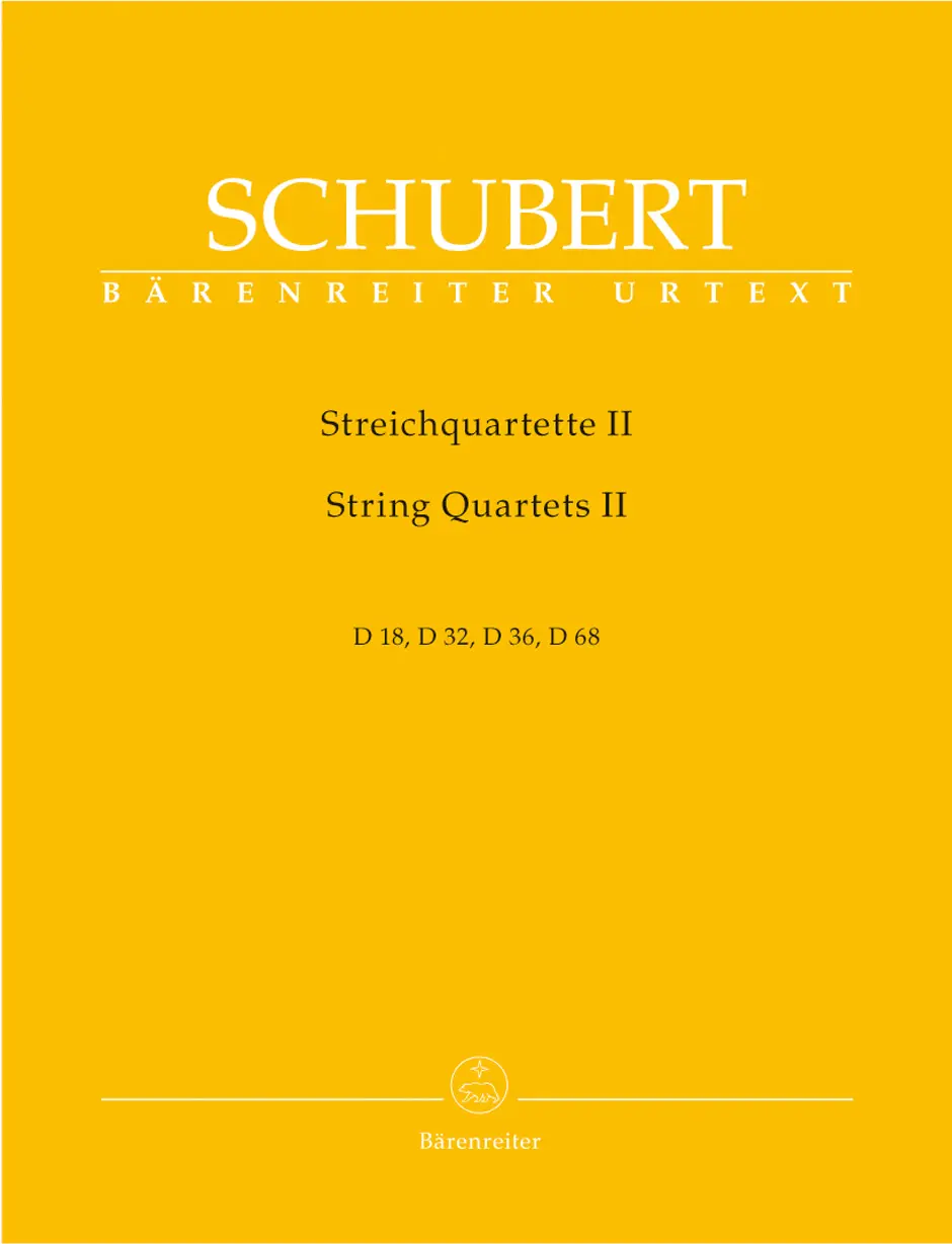 Cover: 9790006473205 | String Quartets II D 18,D 32,D 36,D 68 | Franz Schubert | Stimmensatz
