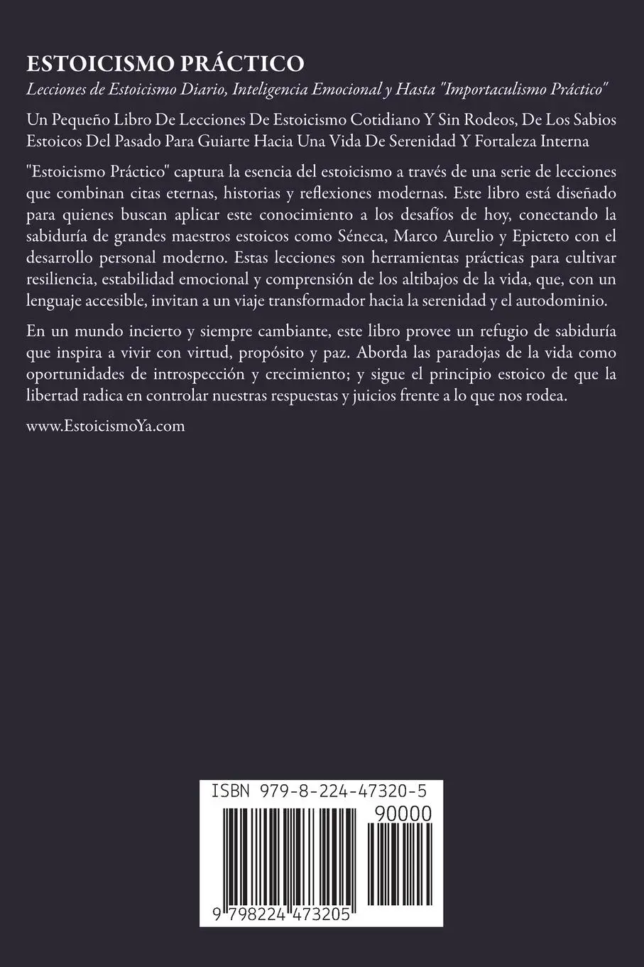 Rückseite: 9798224473205 | Estoicismo Práctico - Lecciones De Estoicismo Diario, Inteligencia...