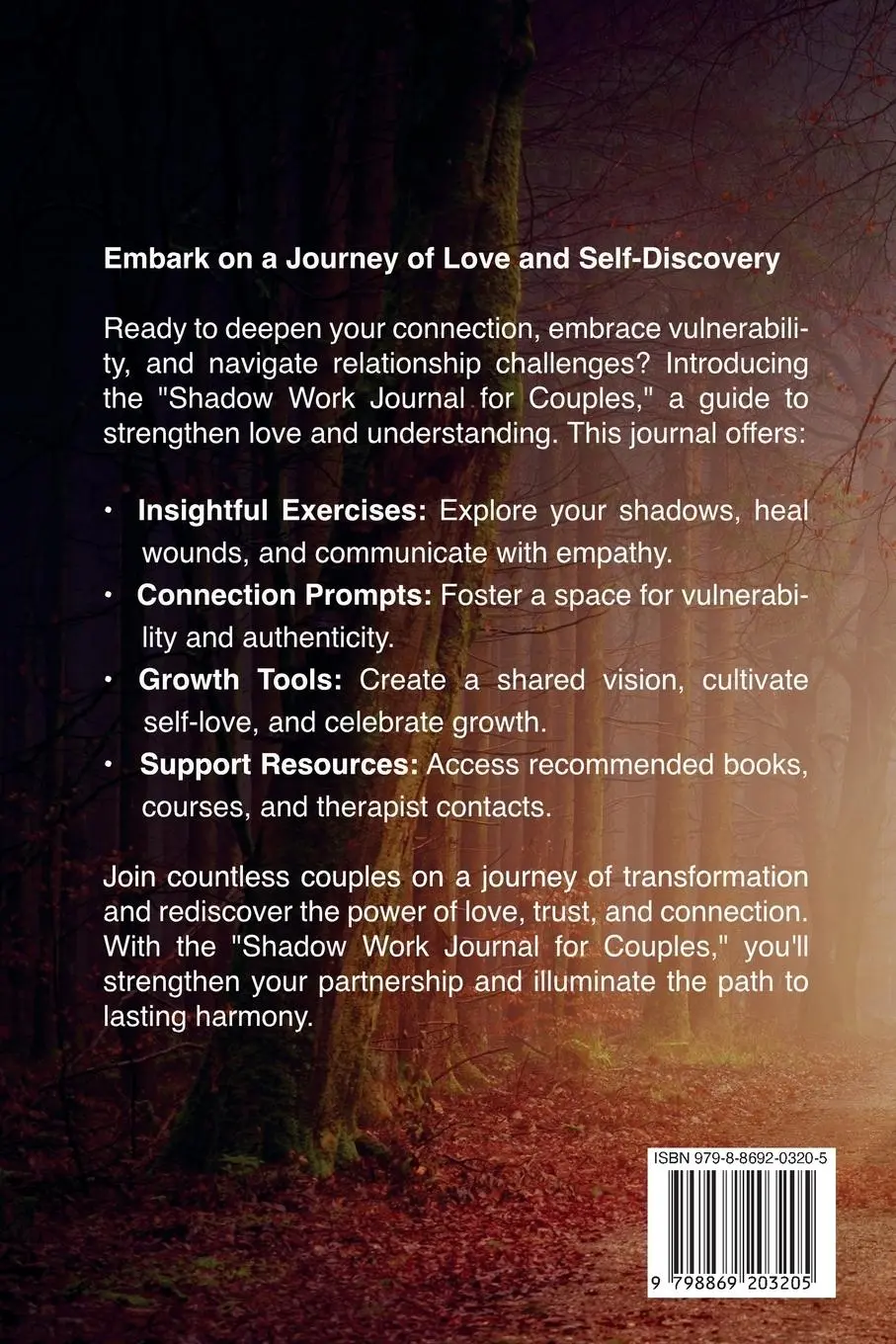Rückseite: 9798869203205 | The Shadow Work Journal for Couples | Callie Parker | Taschenbuch