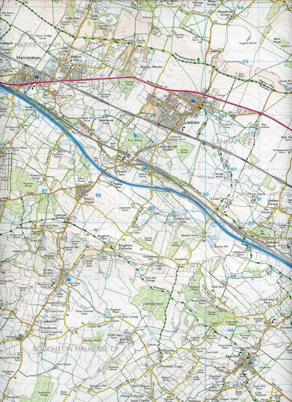 Bild: 9780319243305 | Ashford | Ordnance Survey | (Land-)Karte | Karte/Landkarte | Englisch
