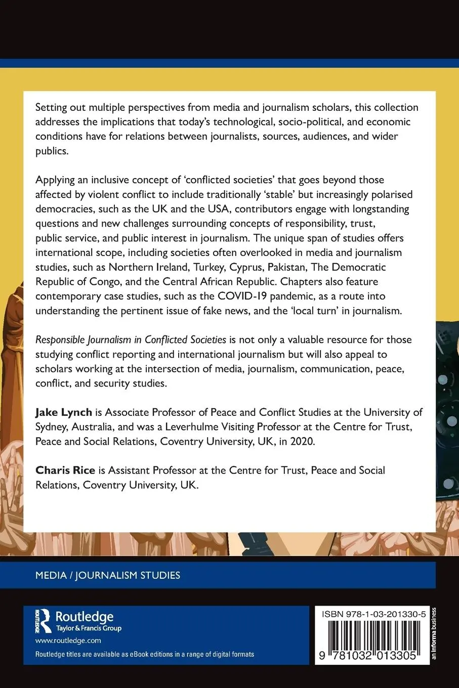 Rückseite: 9781032013305 | Responsible Journalism in Conflicted Societies | Jake Lynch (u. a.)