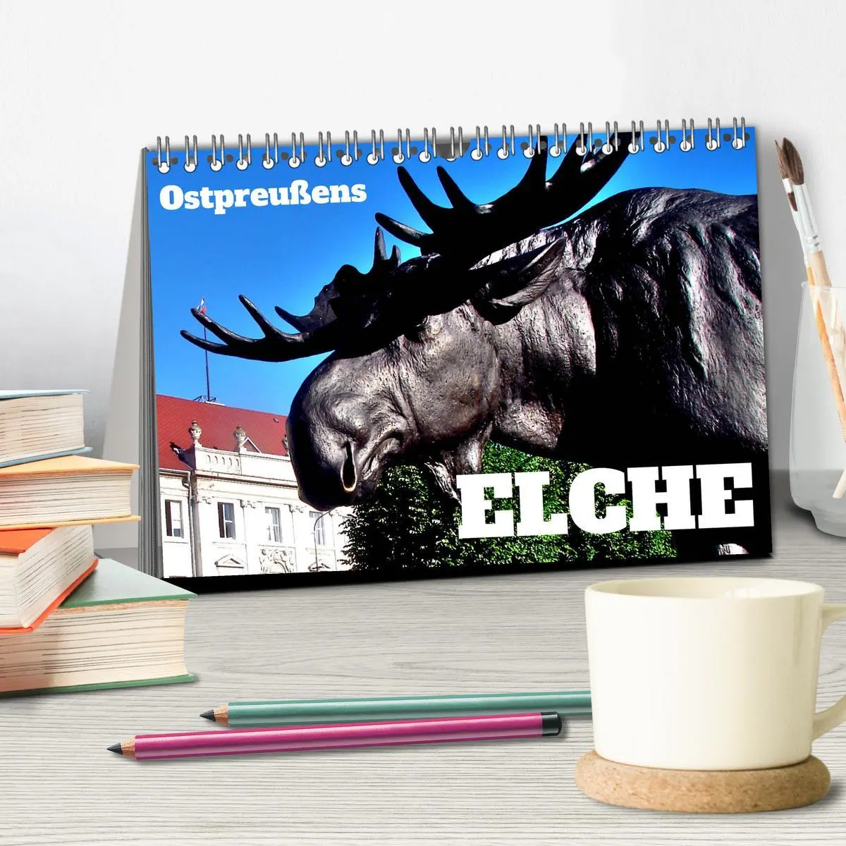 Bild: 9783457623305 | Ostpreußens Elche (Tischkalender 2026 DIN A5 quer), CALVENDO...
