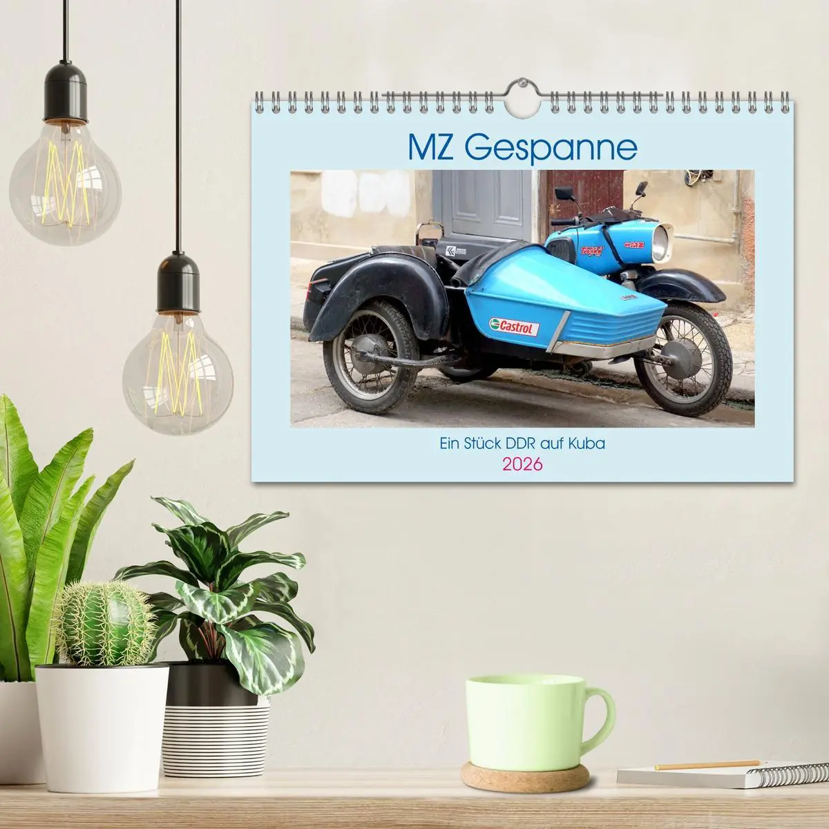 Bild: 9783457793305 | MZ-Gespanne - Ein Stück DDR auf Kuba (Wandkalender 2026 DIN A4...