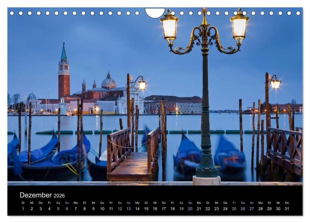 Bild: 9783516023305 | Venedig bei Nacht 2026 (Wandkalender 2026 DIN A4 quer), CALVENDO...