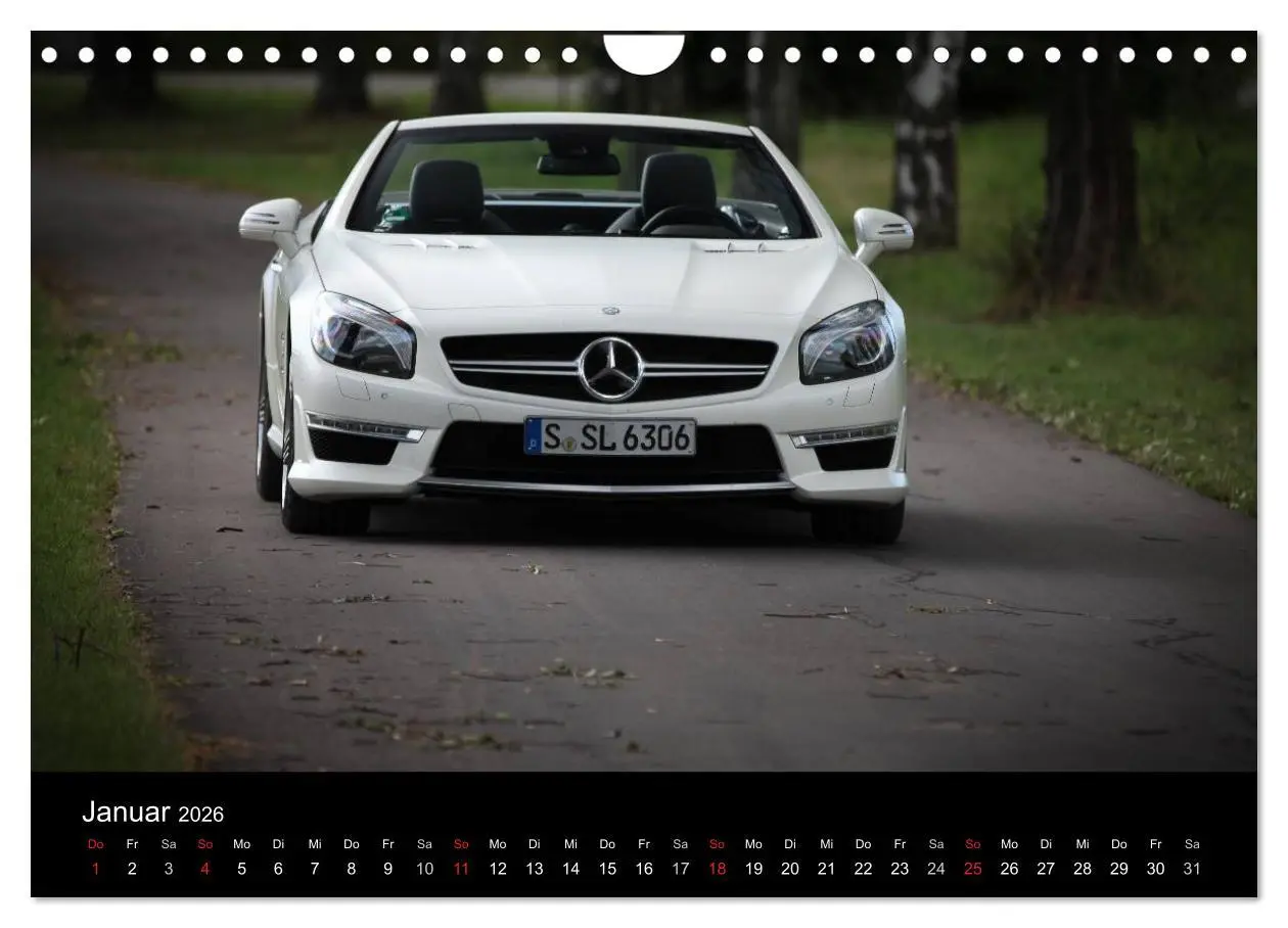 Bild: 9783516193305 | Mercedes-Benz SL 63 AMG (Wandkalender 2026 DIN A4 quer), CALVENDO...