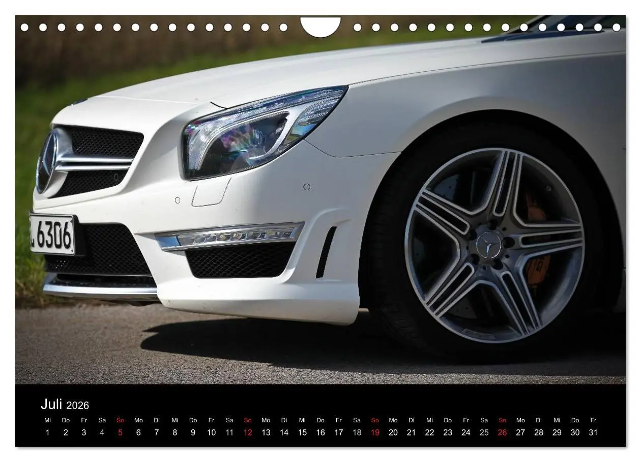 Bild: 9783516193305 | Mercedes-Benz SL 63 AMG (Wandkalender 2026 DIN A4 quer), CALVENDO...