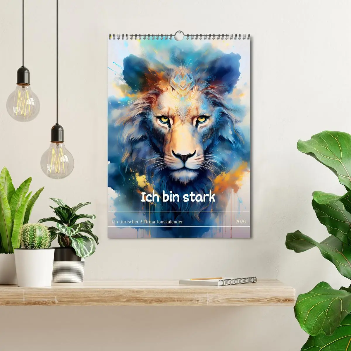 Bild: 9783516263305 | Ich bin stark - Ein tierischer Affirmationskalender (Wandkalender...