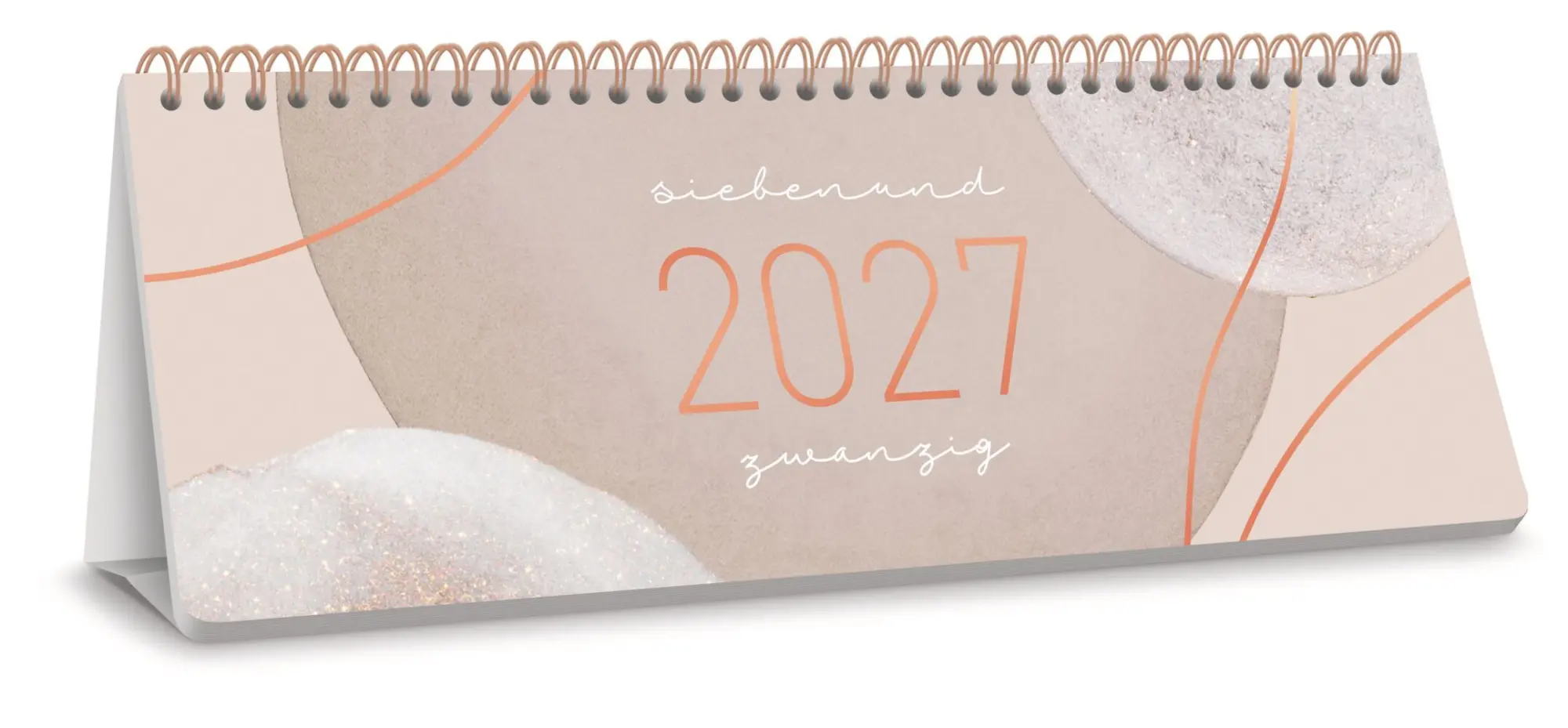 Cover: 4029357113405 | Tischkalender 2027 | Motiv [Soft Beige] mit Aufsteller | GmbH | 128 S.