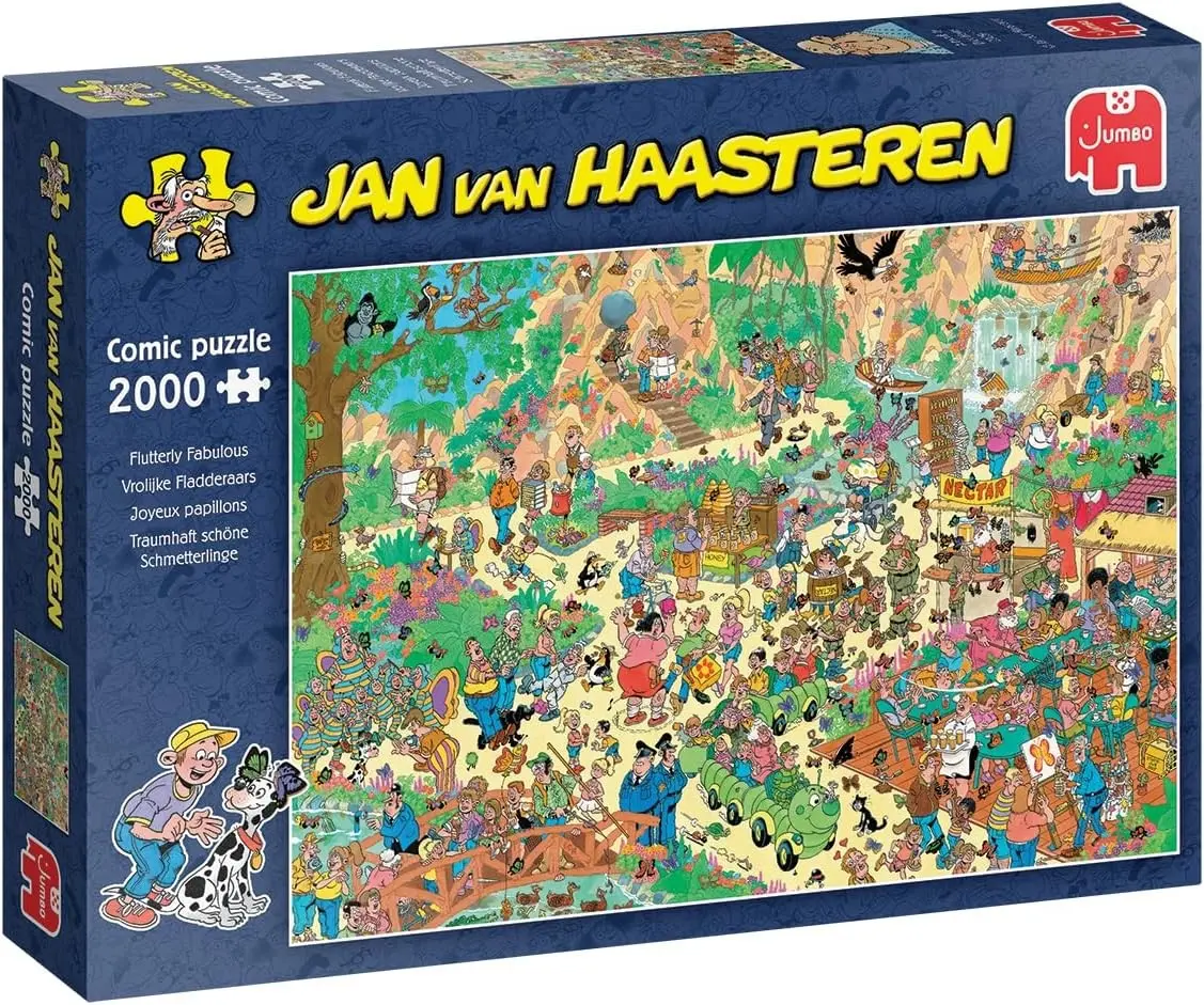 Cover: 8721017603405 | Jan van Haasteren - Flutterly Fabulous - Puzzle 2000 Teile | Spiel