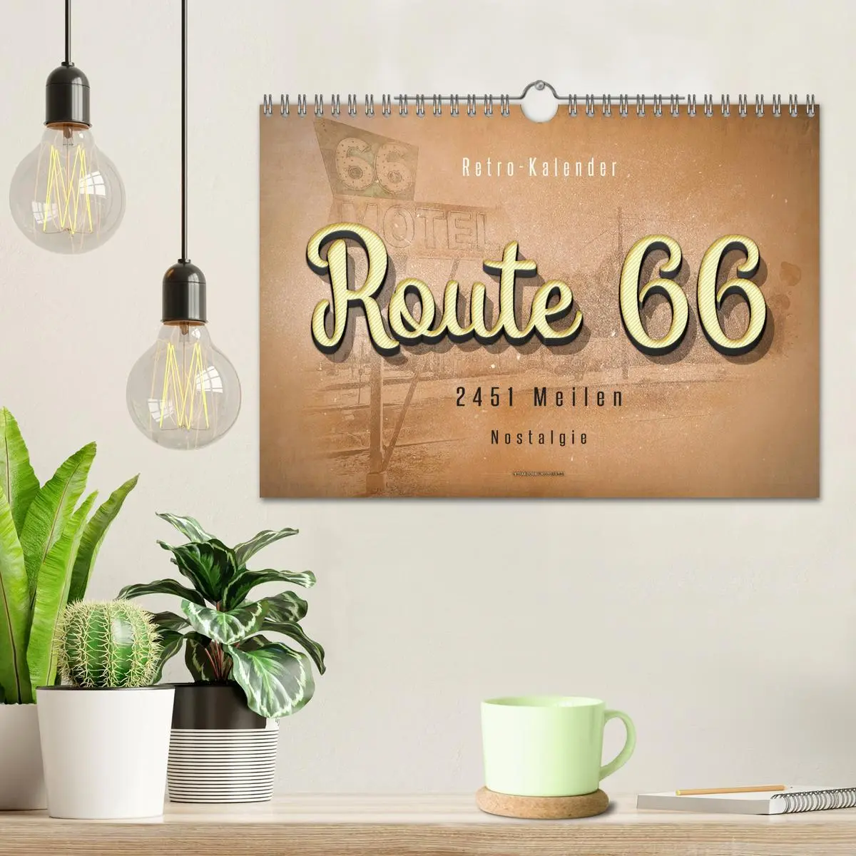 Bild: 9783457783405 | Route 66 - 2451 Meilen Nostalgie (Wandkalender 2026 DIN A4 quer),...