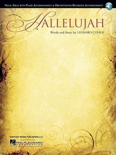 Cover: 884088503505 | Hallelujah | Vocal Solo with Online Audio | Leonard Cohen | Broschüre