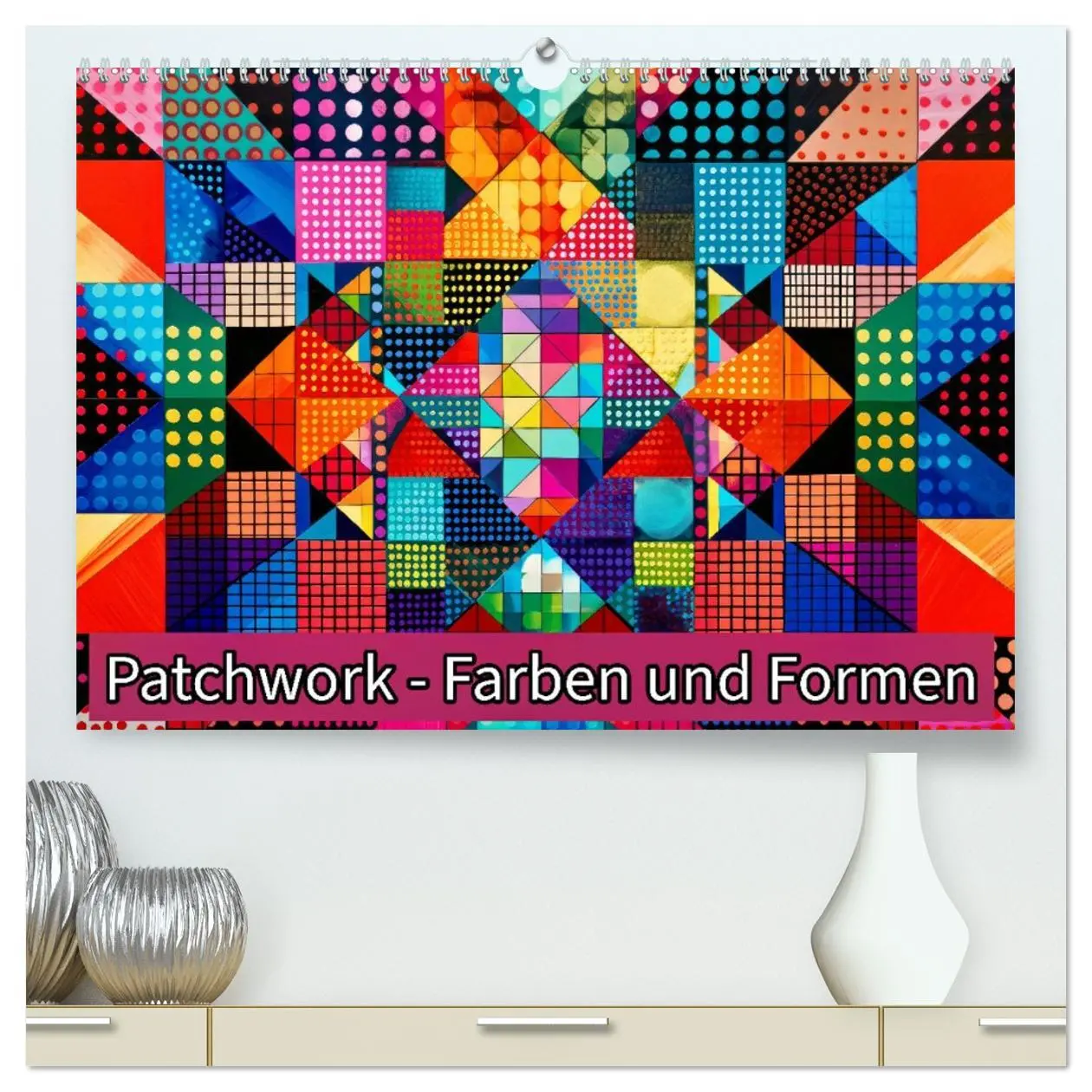Cover: 9783457393505 | Patchwork - Farben und Formen (hochwertiger Premium Wandkalender...