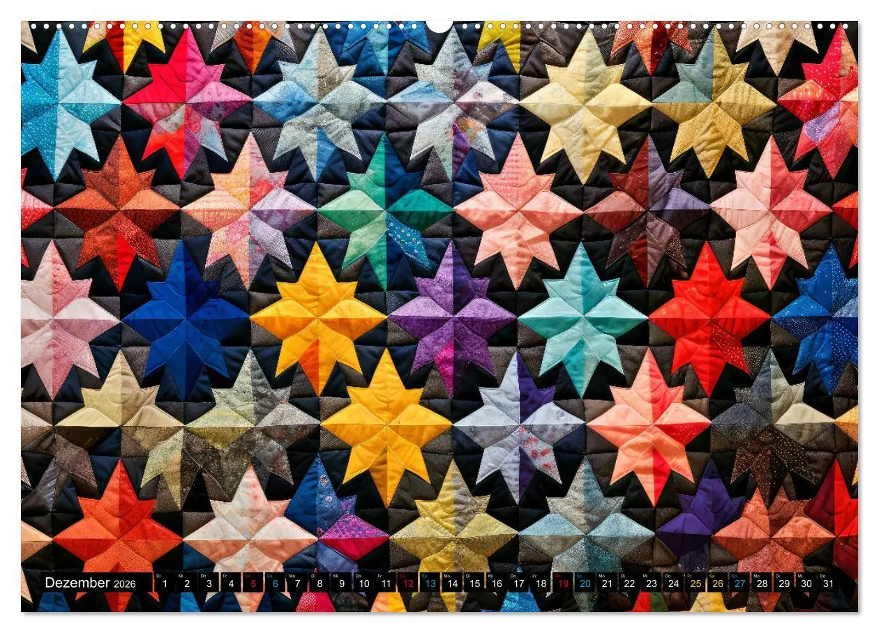 Bild: 9783457393505 | Patchwork - Farben und Formen (hochwertiger Premium Wandkalender...