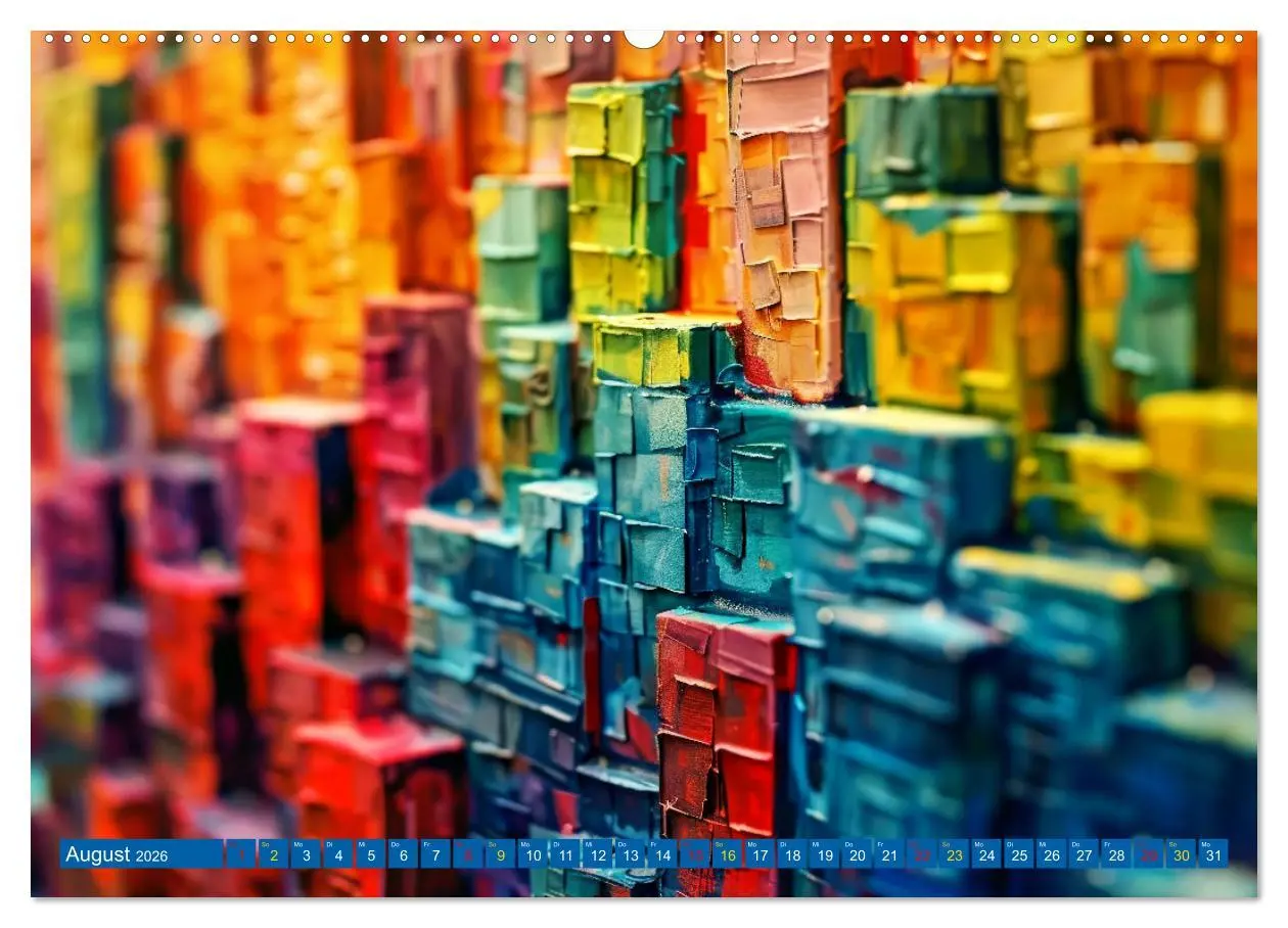 Bild: 9783457393505 | Patchwork - Farben und Formen (hochwertiger Premium Wandkalender...