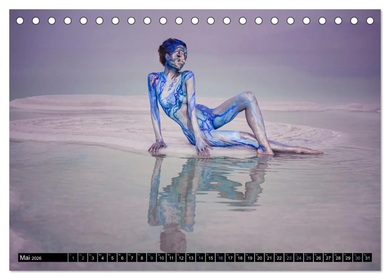 Bild: 9783457533505 | Naturwesen - Bodypainting Körperlandschaften (Tischkalender 2026...